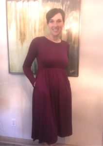 Nadine West Month 1 Review, Purple dress with pockets