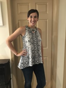 Snake Skin shirt. Check out my review on this newest Nadine West arrival!