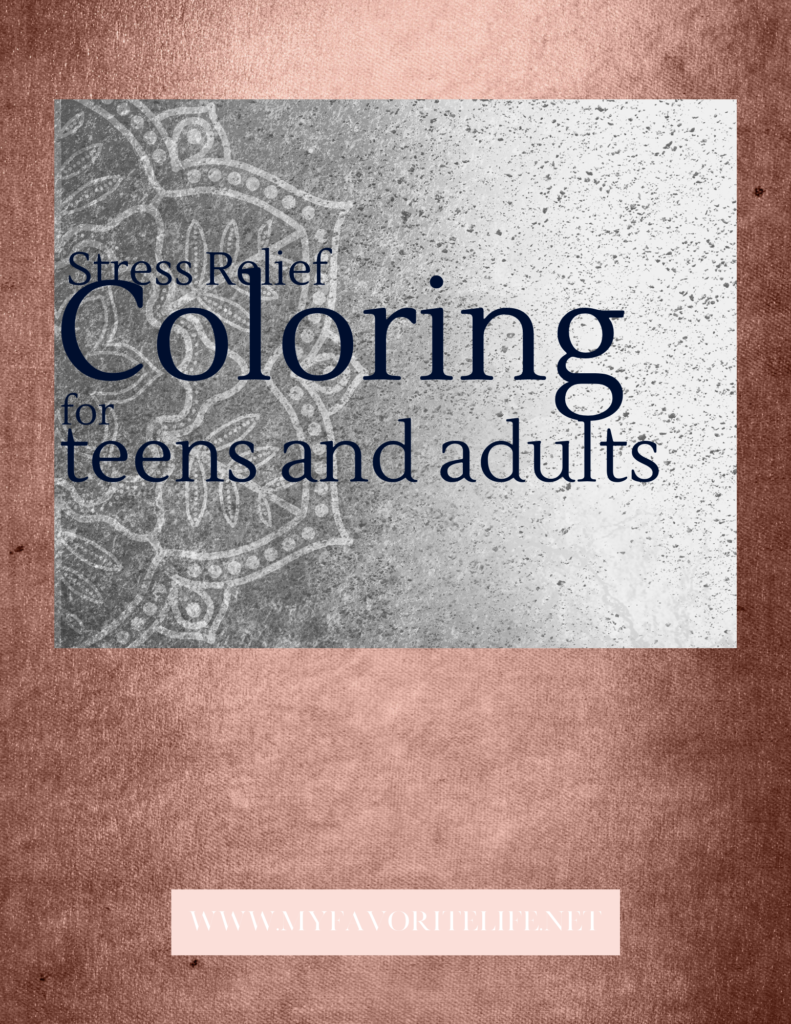 Coloring Pages for Teens and Adults