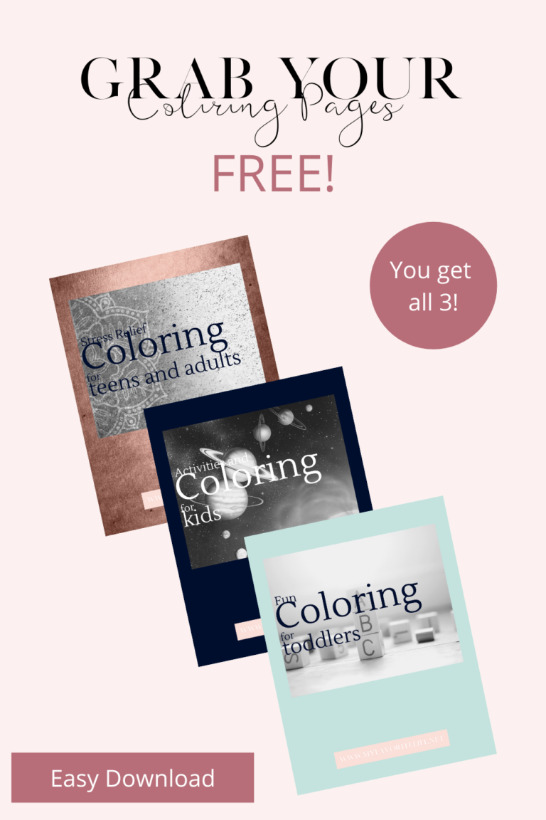 Free Coloring Pages for the family. Download your own printable coloring pages right from home. You'll find something for everyone in the family! Toddlers, the elementary kids, and adults and teens. There is something for everyone all in one download.