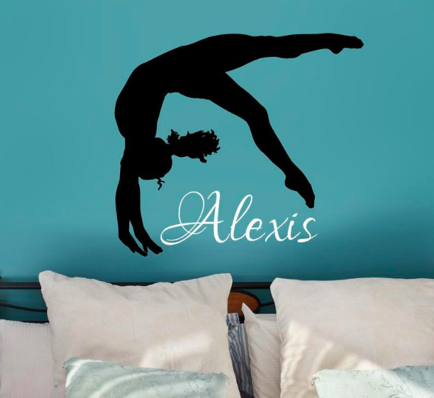 Gymnastics Wall Decal - gifts for kids