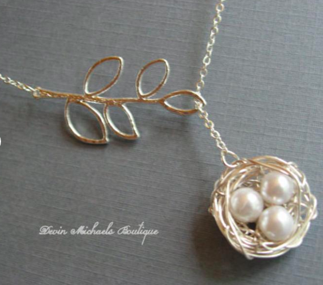 Bird's Nest Necklace - gifts for her