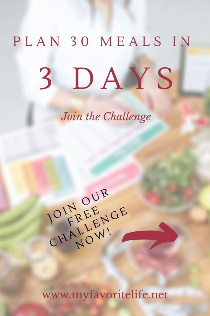 Plan 30 Meals in 30 Days