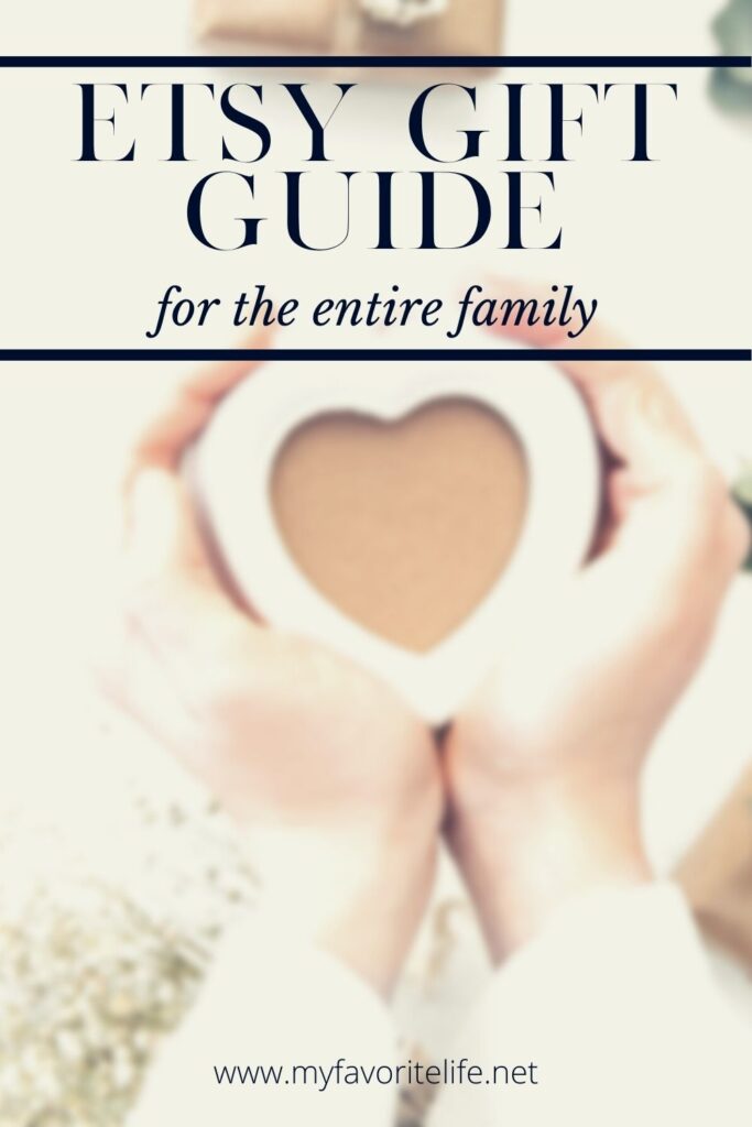 Etsy Gift Guide for the Entire Family pin image