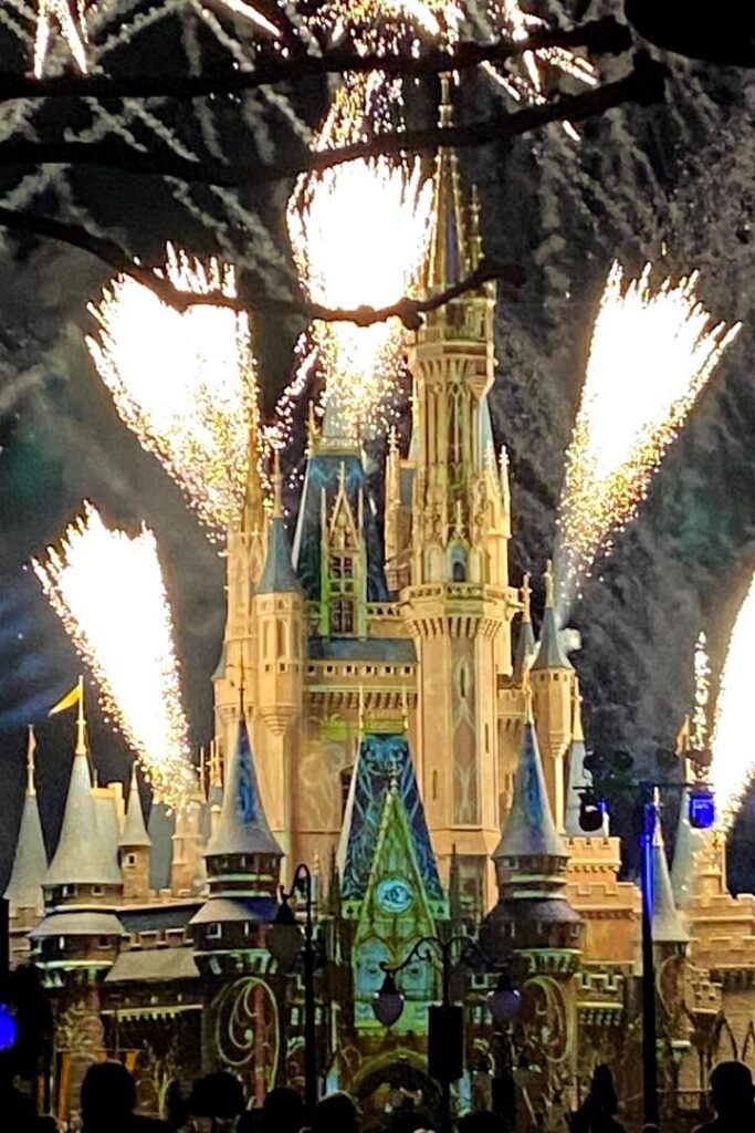 Cinderella's Castle Fireworks Show