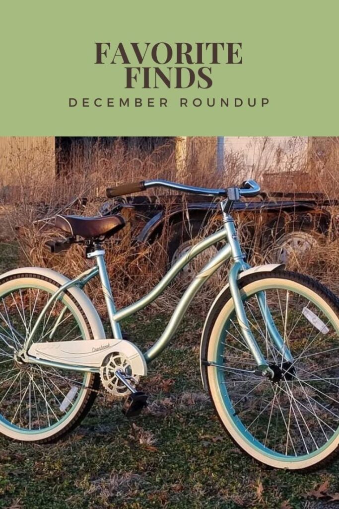 Photo of blue women's style Schwinn bicycle