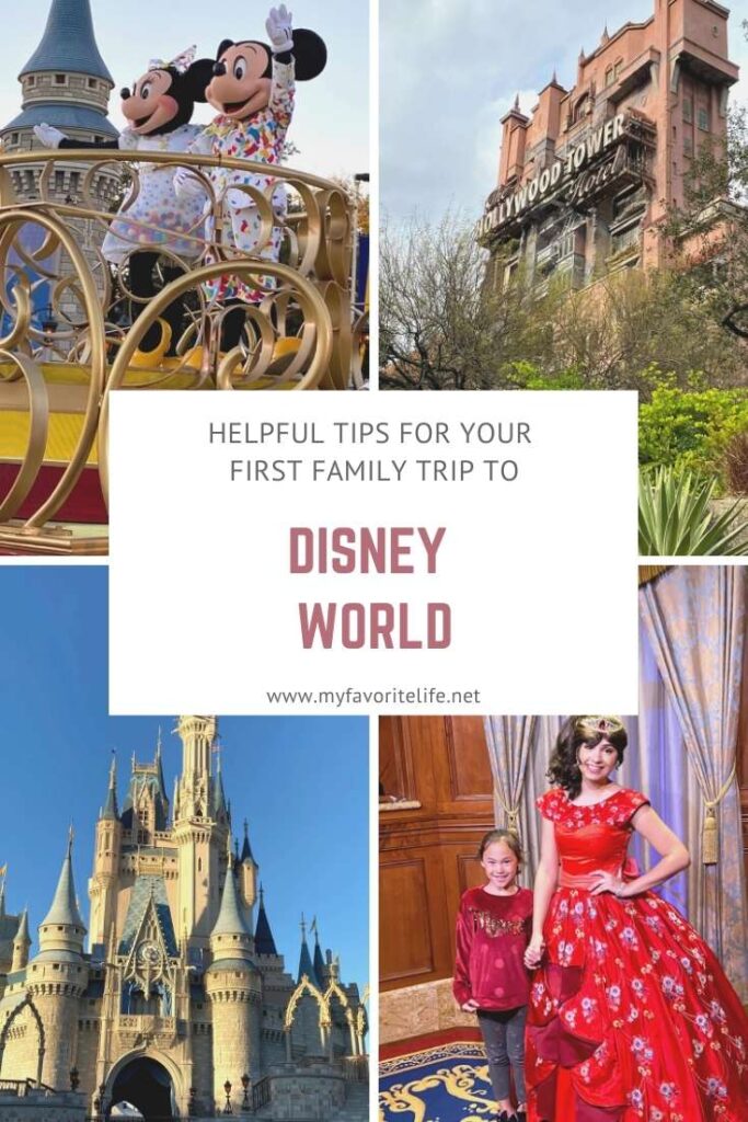 Fist Family Trip to Disney World 4 photo tiles of pictures from Disney World in Florida