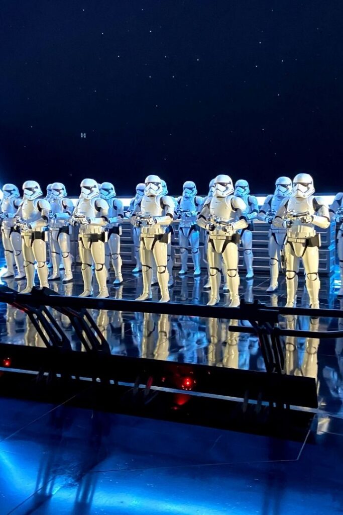 Rise of the Resistance Hollywood Studios storm troopers